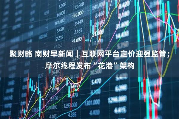 聚财略 南财早新闻｜互联网平台定价迎强监管；摩尔线程发布“花港”架构