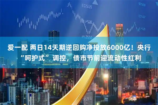 爱一配 两日14天期逆回购净投放6000亿！央行 “呵护式” 调控，债市节前迎流动性红利