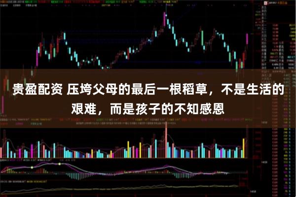 贵盈配资 压垮父母的最后一根稻草，不是生活的艰难，而是孩子的不知感恩